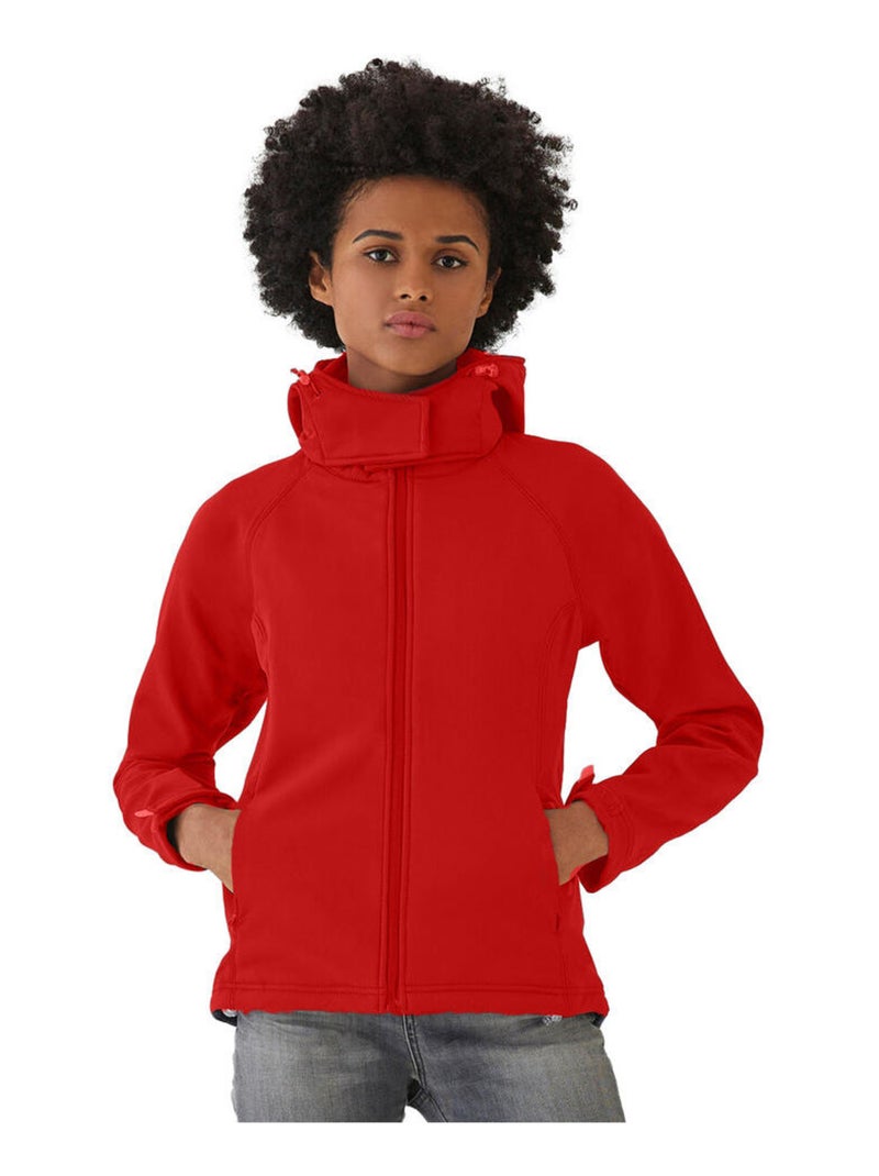 B&C - Veste softshell Rouge - Kiabi