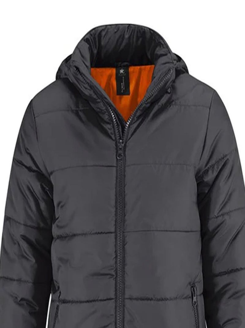 B&C - Veste SUPERHOOD Gris Orange - Kiabi