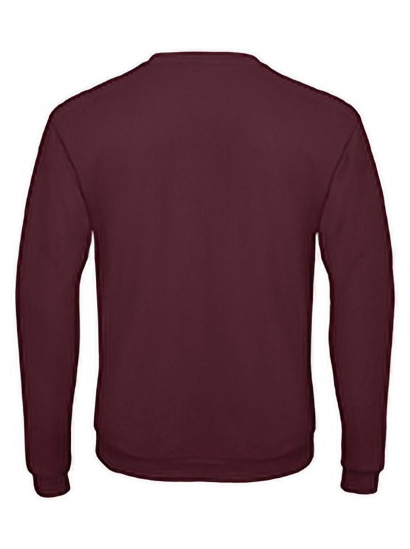 B&C Adultes Unisexe ID. 202 Sweatshirt 50/50 Bordeaux - Kiabi