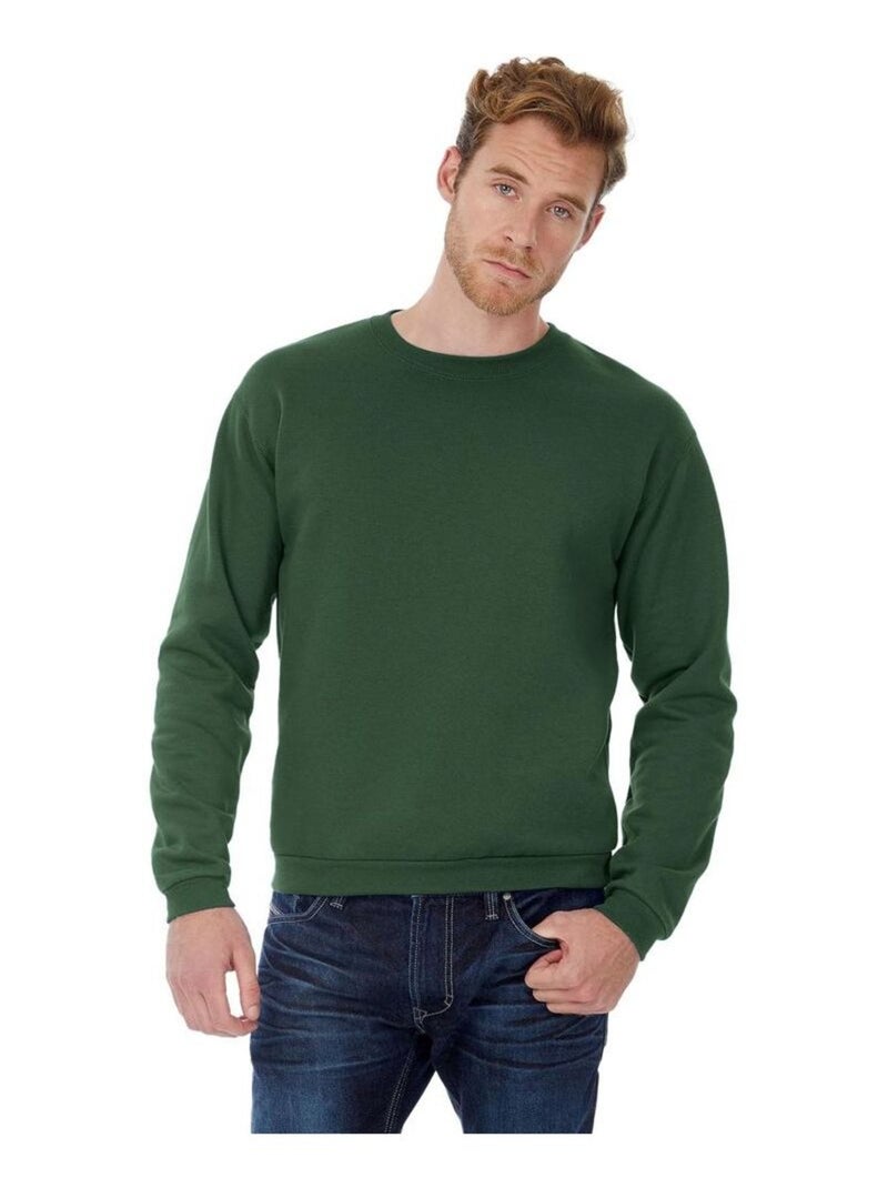 B&C Adultes Unisexe ID. 202 Sweatshirt 50/50 Vert bouteille - Kiabi
