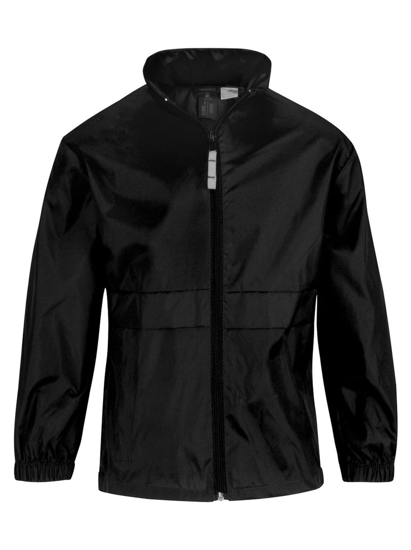 B&C Childrens Sirocco Lightweight Jacket / Vestes pour enfants Noir - Kiabi