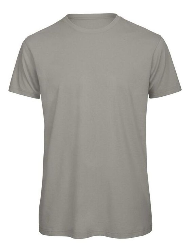 B&C FavourÇae - T-shirt en coton bio Gris clair - Kiabi
