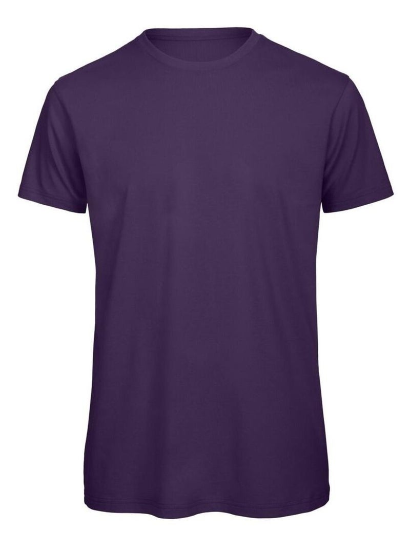 B&C FavourÇae - T-shirt en coton bio Violet - Kiabi