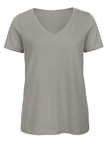 B&C Favourite - T-Shirt en coton bio à col V