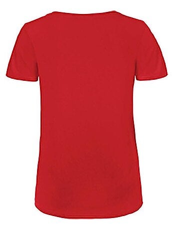 B&C Favourite - T-Shirt en coton bio à col V