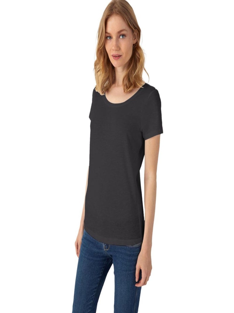 B&C Favourite - T-Shirt en coton bio Noir - Kiabi