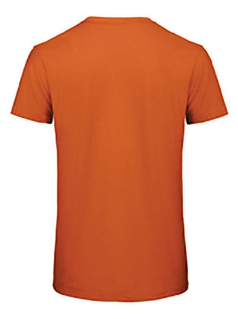 B&C Favourite - T-shirt en coton bio Orange clémentine - Kiabi