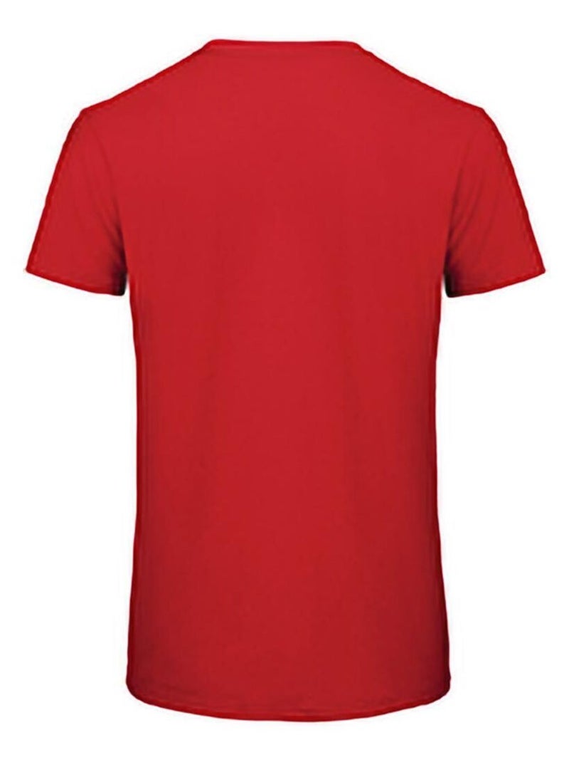 B&C Favourite - T-shirt en coton bio Rouge - Kiabi