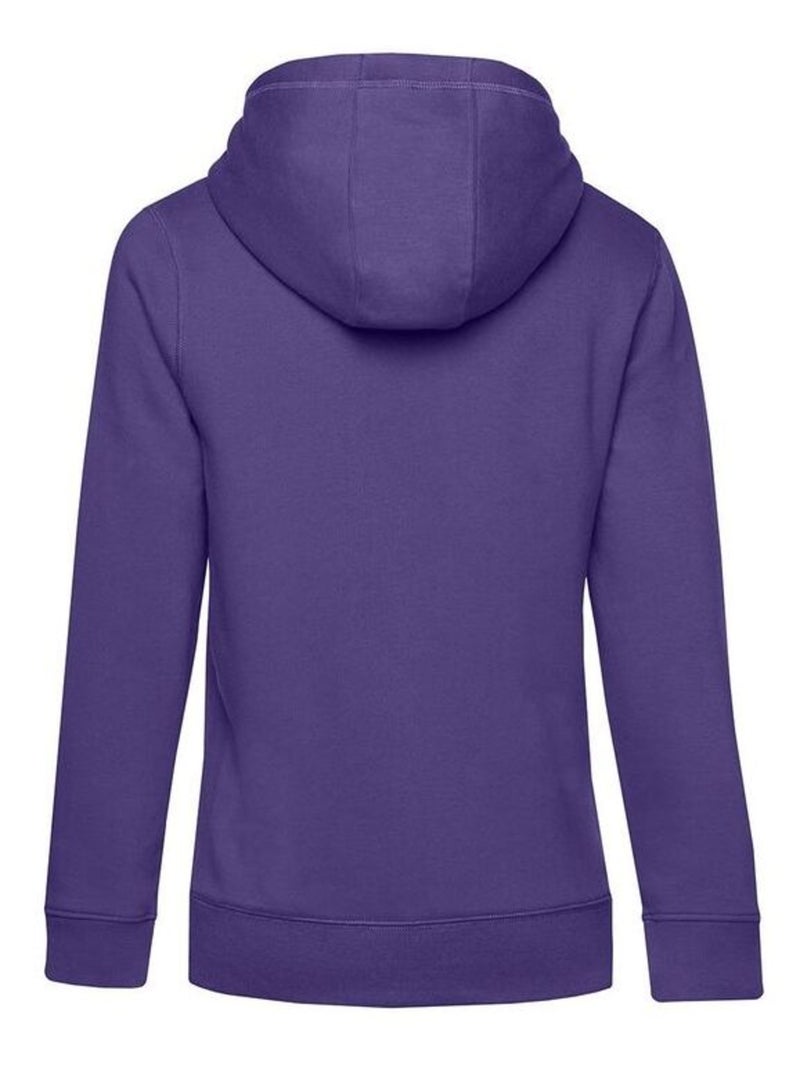 B&C Femme/Ladies Queen Hoody Violet - Kiabi