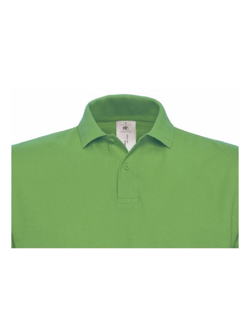B&C ID.001 Polo à manches courtes pour hommes Vert - Kiabi