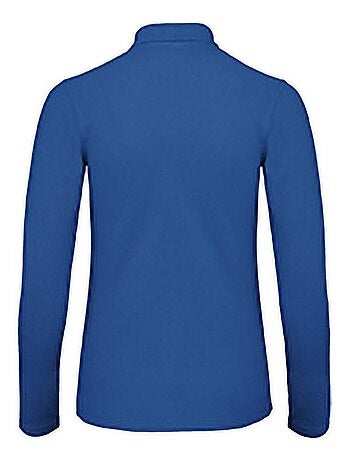 B&C ID.001 Polo à manches longues pour femmes/femmes