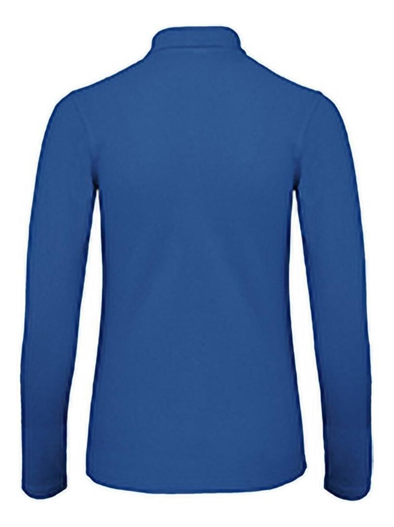 B&C ID.001 Polo à manches longues pour femmes/femmes Bleu roi - Kiabi