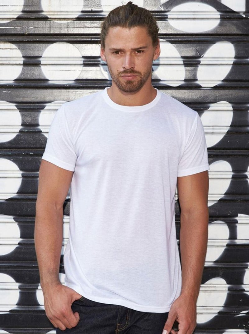 B&C Mens Favourite - T-shirt à manches courtes à sublimation Blanc - Kiabi