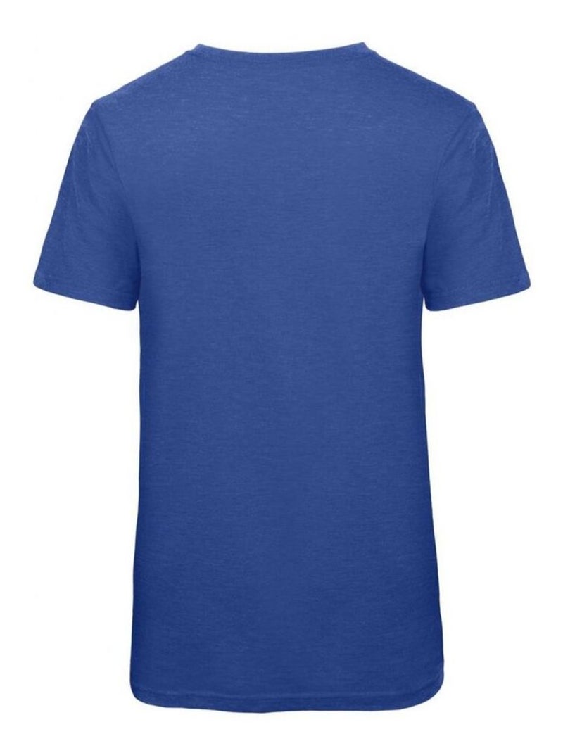 B&C Mens Favourite - T-shirt triblend à manches courtes Bleu roi - Kiabi