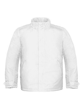 B&C Mens Real+ Premium Windproof Thermo-Isolated Jacket (revêtement PU imperméable)