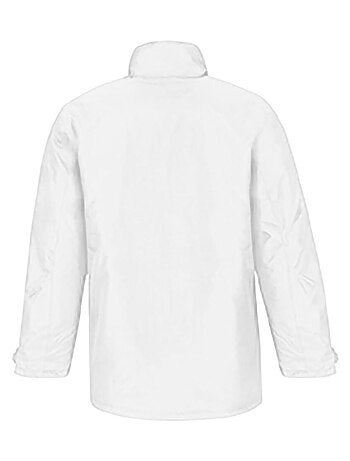B&C Mens Real+ Premium Windproof Thermo-Isolated Jacket (revêtement PU imperméable)