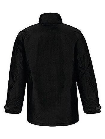 B&C Mens Real+ Premium Windproof Thermo-Isolated Jacket (revêtement PU imperméable)