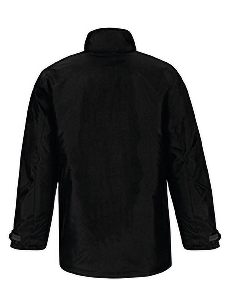 B&C Mens Real+ Premium Windproof Thermo-Isolated Jacket (revêtement PU imperméable) Noir - Kiabi