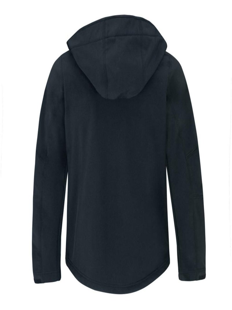B&C Mens Softshell Hooded Breathable, Waterproof & Windproof Jacket (Doublure polaire) Bleu marine - Kiabi