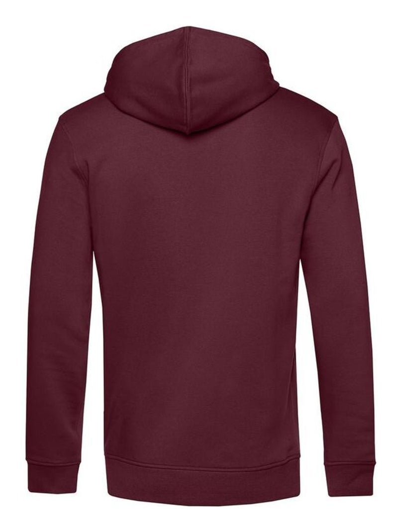 B&C Pull à capuche biologique pour hommes Bordeaux - Kiabi
