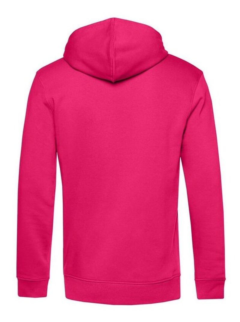 B&C Pull à capuche biologique pour hommes Magenta - Kiabi