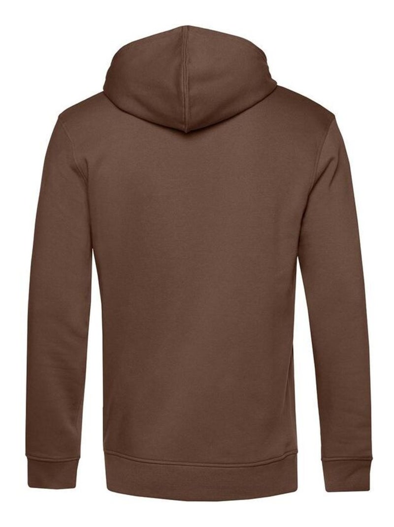 B&C Pull à capuche biologique pour hommes Marron foncé - Kiabi