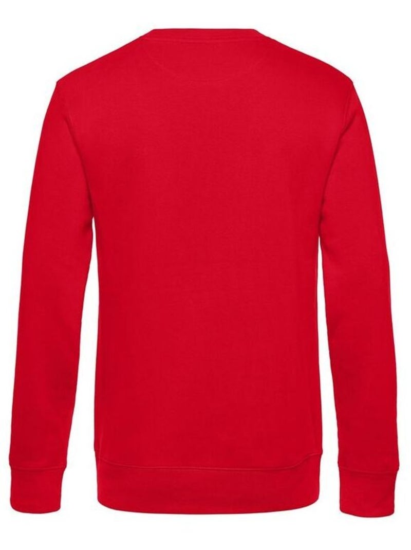 B&C Pull à col ras du cou King pour hommes Rouge - Kiabi