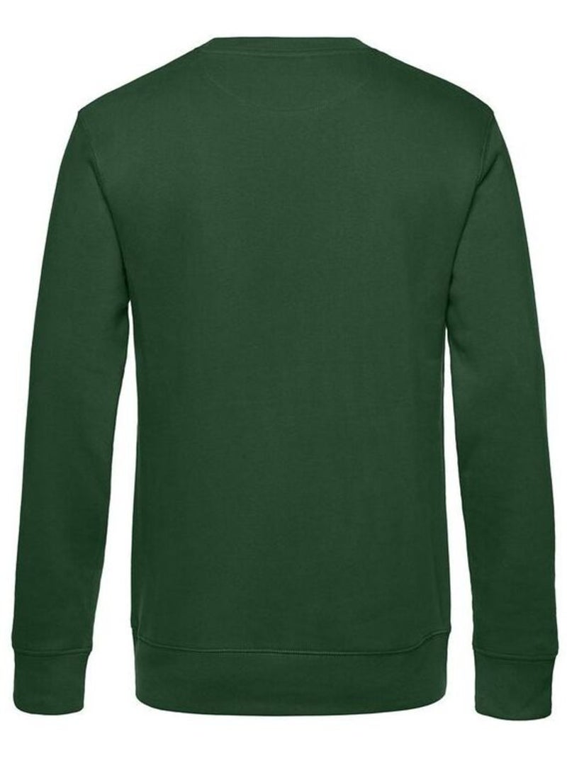 B&C Pull à col ras du cou King pour hommes Vert bouteille - Kiabi