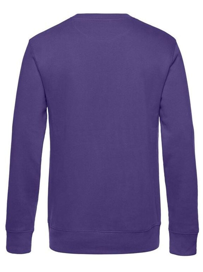 B&C Pull à col ras du cou King pour hommes Violet - Kiabi