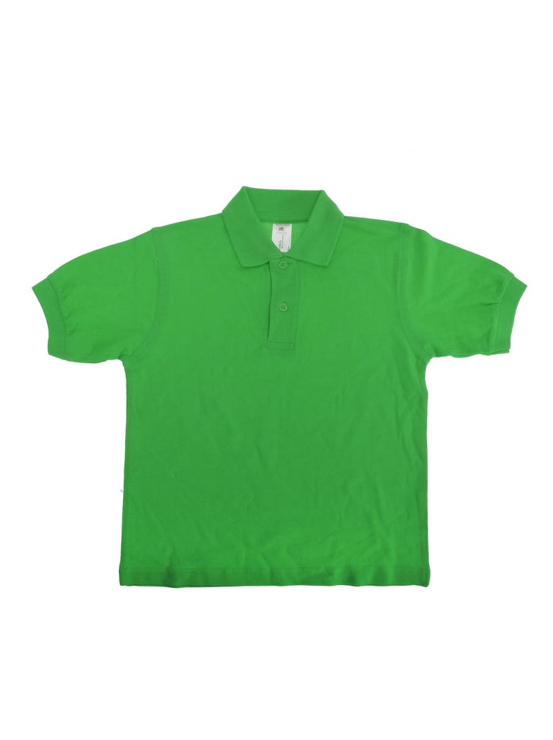 B&C Safran - Polo 100% coton unisexe Vert - Kiabi