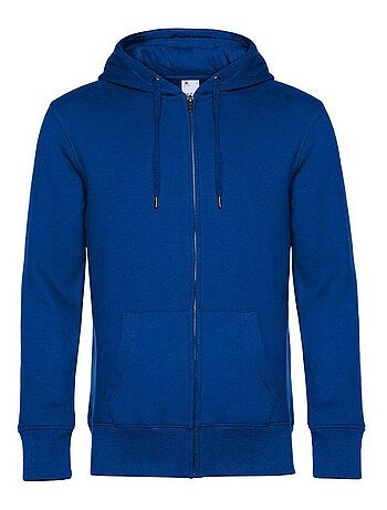B&C Sweat à capuche zippé Mens King
