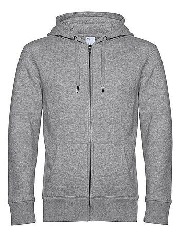 B&C Sweat à capuche zippé Mens King