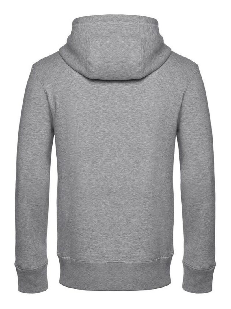 B&C Sweat à capuche zippé Mens King Gris chiné - Kiabi
