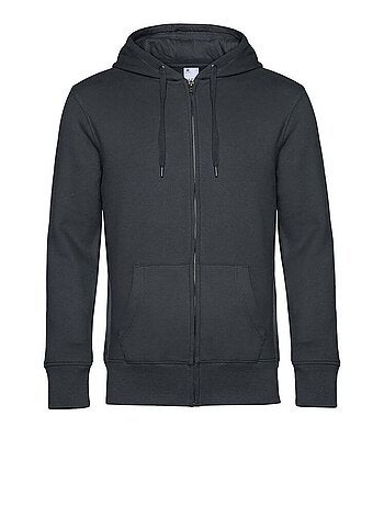 B&C Sweat à capuche zippé Mens King