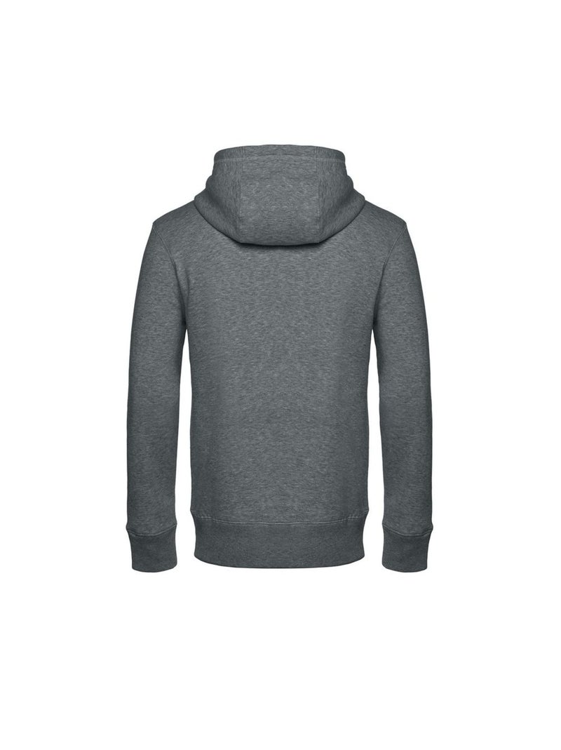 B&C Sweat à capuche zippé Mens King Gris moyen - Kiabi