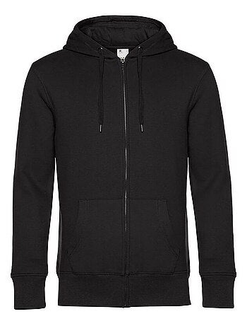 B&C Sweat à capuche zippé Mens King