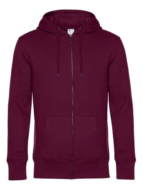 B&C Sweat à capuche zippé Mens King - Kiabi