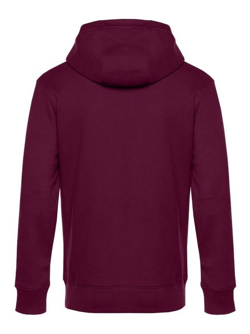 B&C Sweat à capuche zippé Mens King Rouge clair - Kiabi