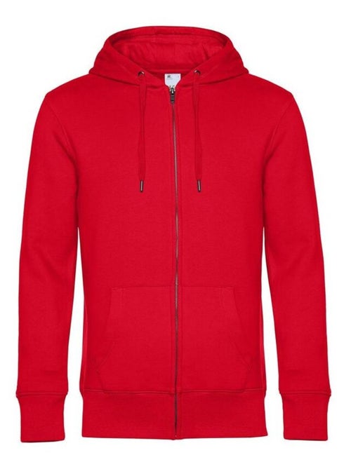B&C Sweat à capuche zippé Mens King - Kiabi