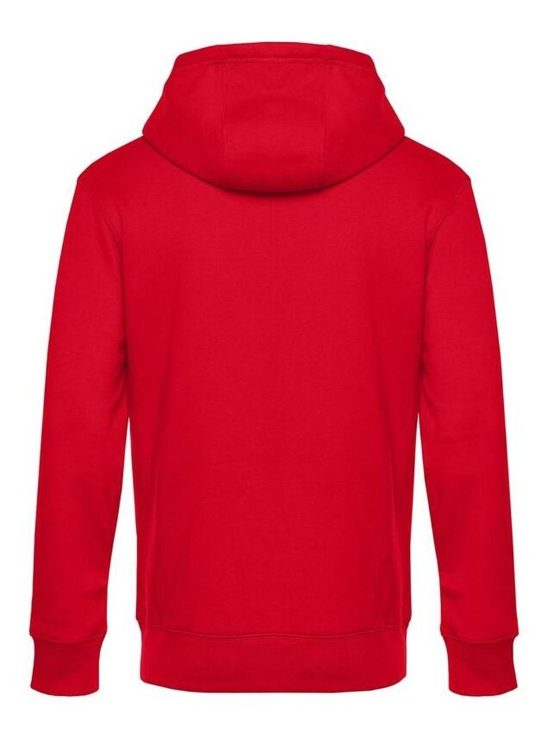 B&C Sweat à capuche zippé Mens King Rouge - Kiabi