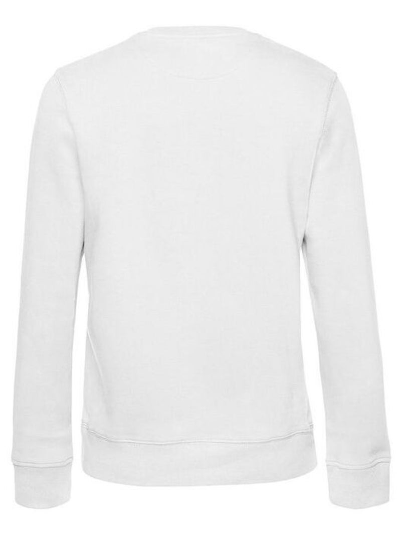 B&C Sweat à col ras-du-cou Queen Womens/Ladies Blanc - Kiabi