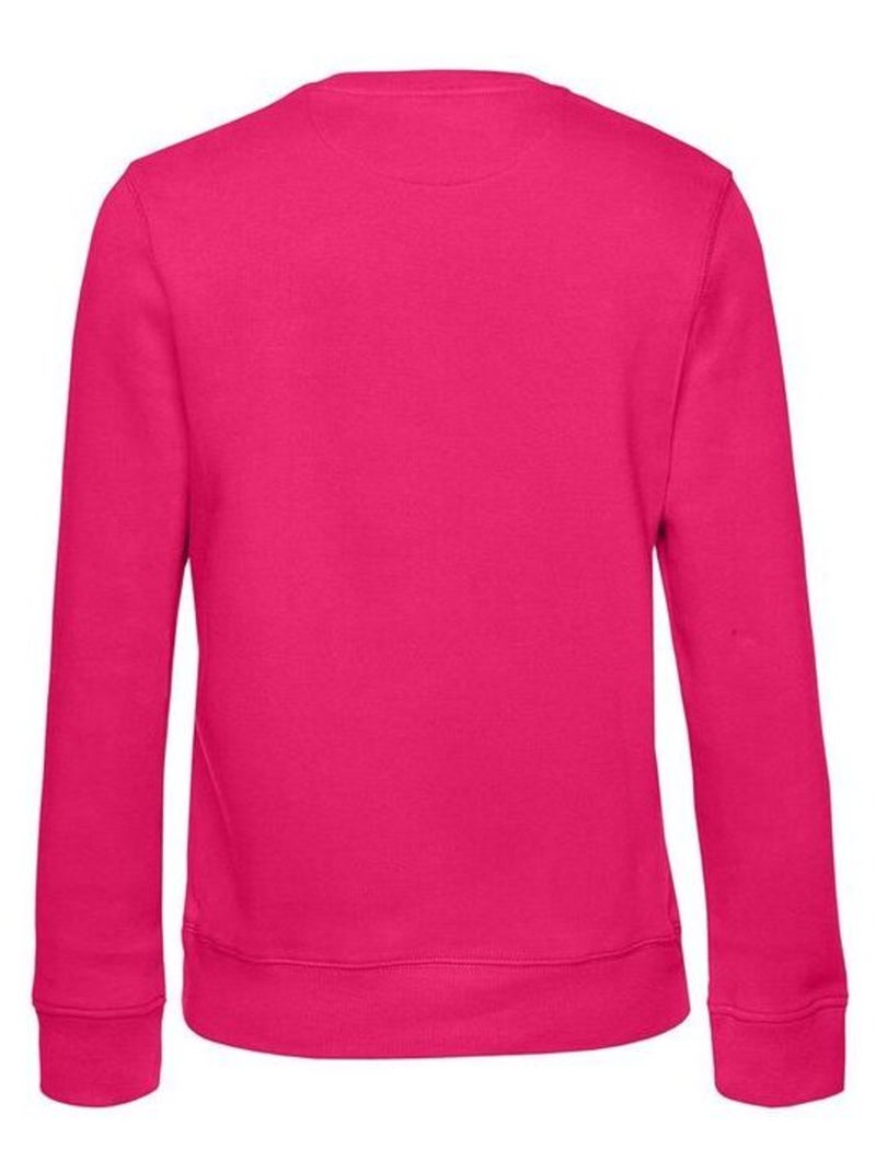 B&C Sweat à col ras-du-cou Queen Womens/Ladies Magenta - Kiabi