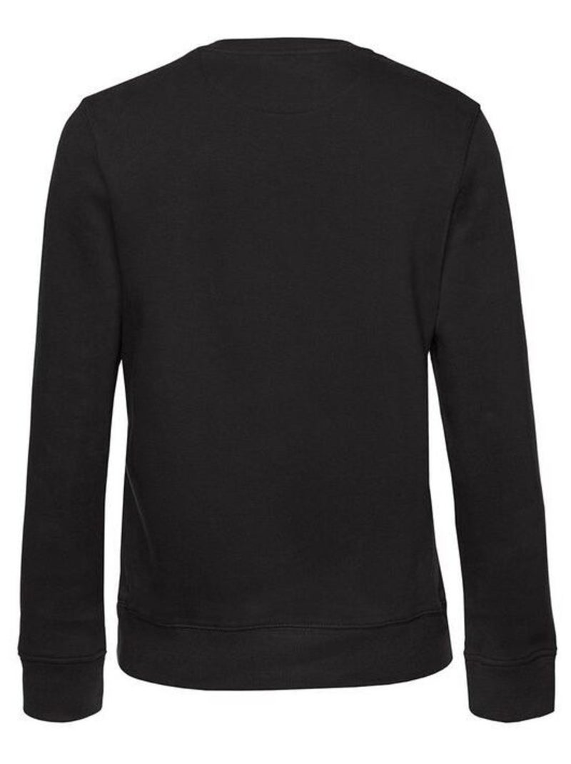B&C Sweat à col ras-du-cou Queen Womens/Ladies Noir ébène - Kiabi