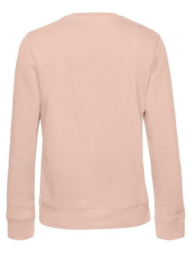 B&C Sweat à col ras-du-cou Queen Womens/Ladies Rose clair - Kiabi