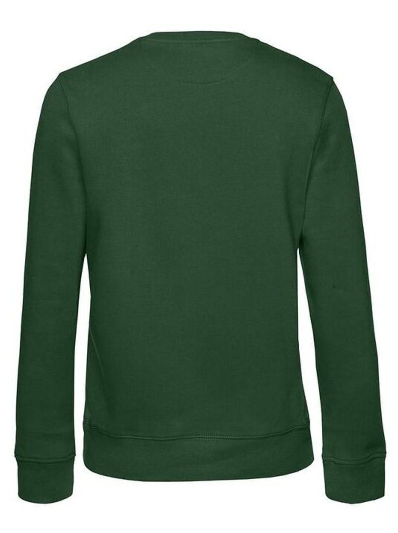 B&C Sweat à col ras-du-cou Queen Womens/Ladies Vert bouteille - Kiabi