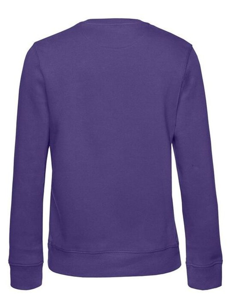 B&C Sweat à col ras-du-cou Queen Womens/Ladies Violet - Kiabi