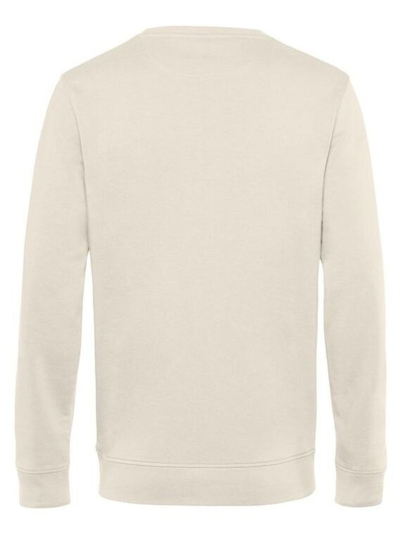 B&C Sweat organique à col ras du cou pour hommes Blanc nacré - Kiabi