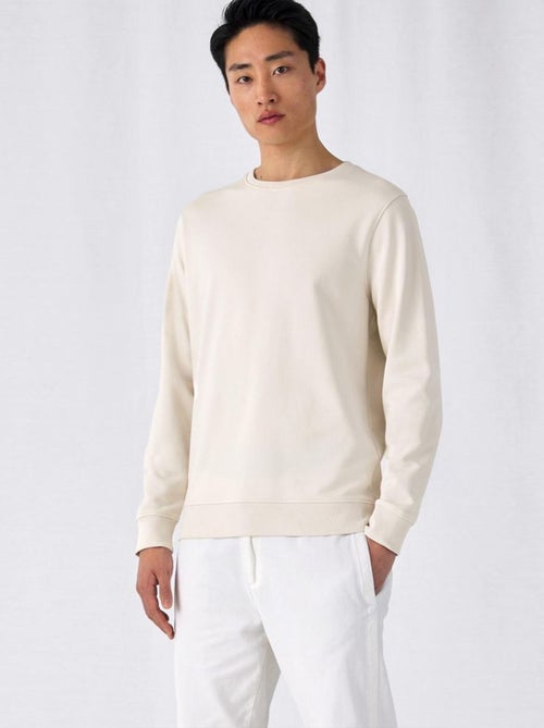 B&C Sweat organique à col ras du cou pour hommes - Kiabi