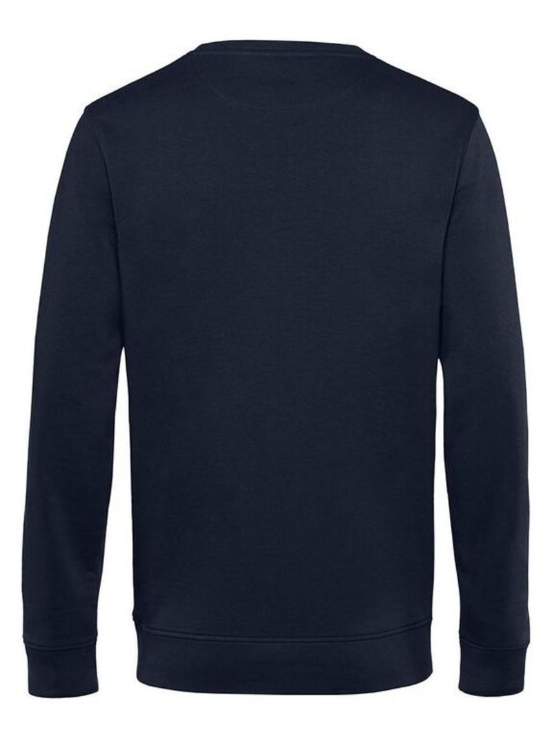 B&C Sweat organique à col ras du cou pour hommes Bleu marine - Kiabi
