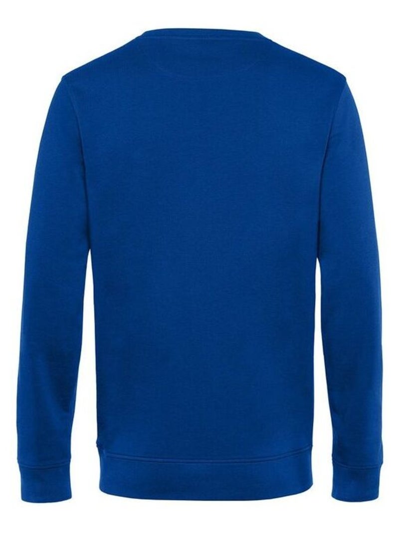 B&C Sweat organique à col ras du cou pour hommes Bleu roi - Kiabi